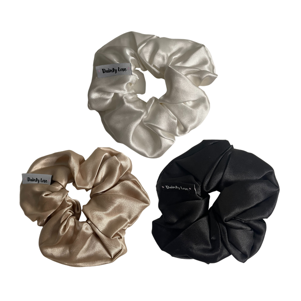 Essentials Silk Hair Scrunchie Bundle