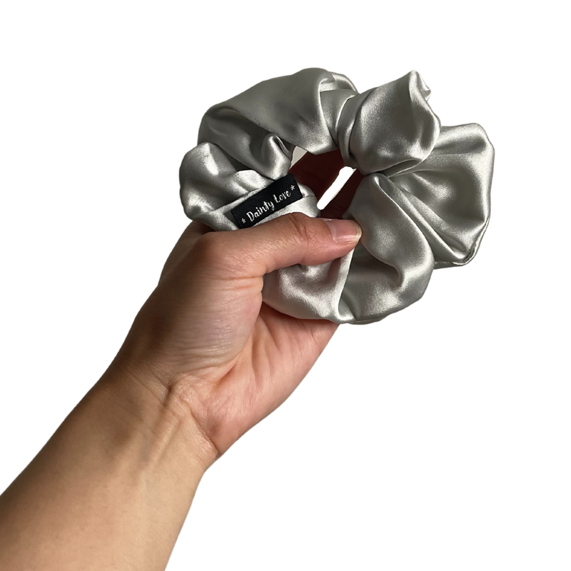 Metallics Silk Hair Scrunchie Bundle